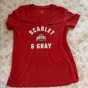 Nike Scarlet & Gray Red T-Shirt